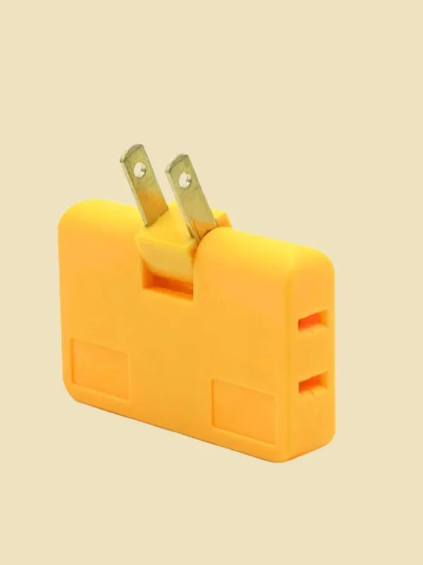 Adaptador Triple Enchufe Infantil Giratorio – 180 Grados, Colores Surtidos - Imagen 3