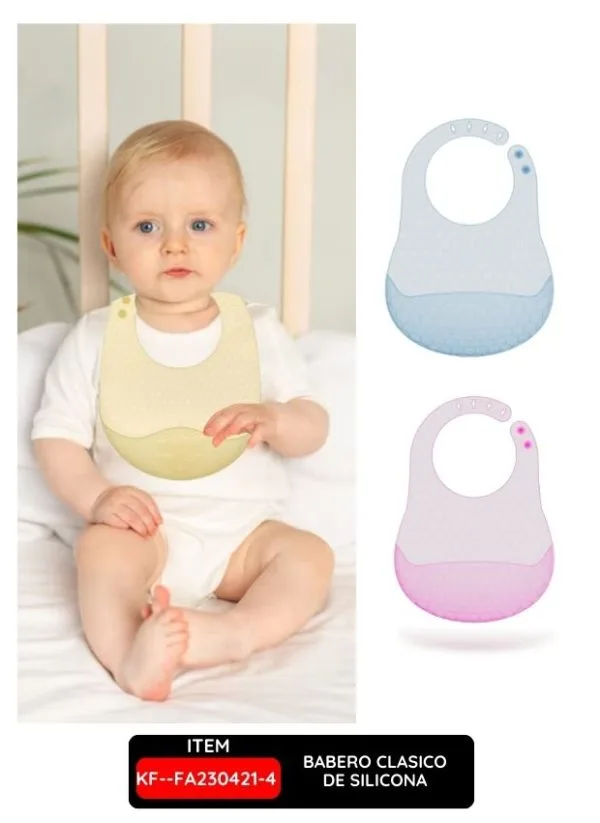 Babero de Silicona para Bebé – Protección y Comodidad
