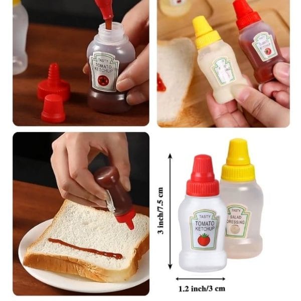 Botellitas para Condimentos 2 PCZ