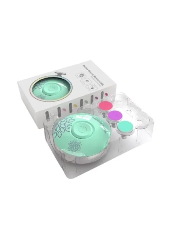 Limador Eléctrico Flor para Bebé, 3 Cabezales, Cuida las Uñitas del Bebé - Imagen 3