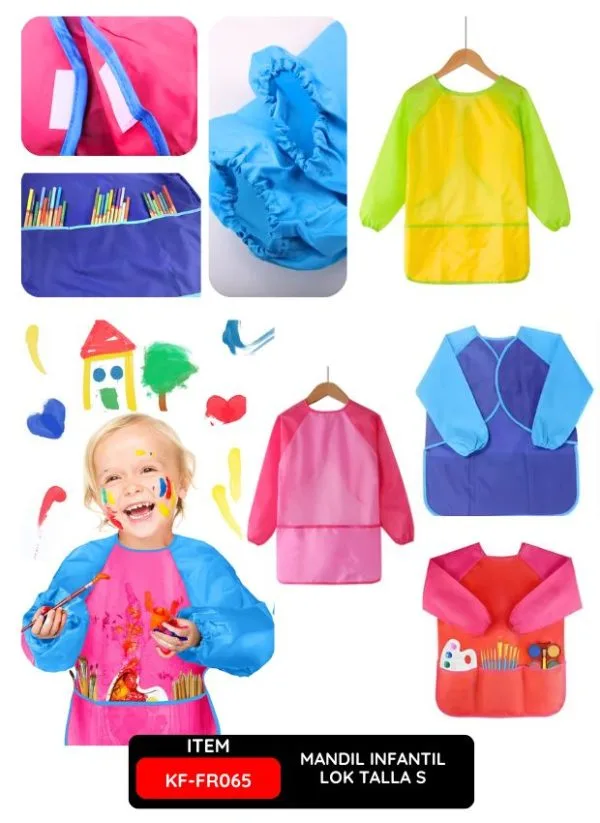 Mandil Infantil Lok Talla S - Colores Surtidos