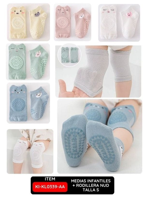 Medias Infantiles + Rodillera Nud Talla S