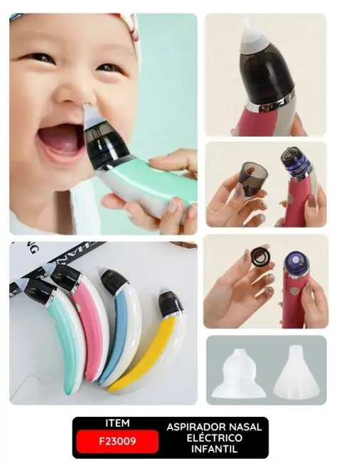 Aspirador Nasal Eléctrico Infantil – Para Bebé y Niño