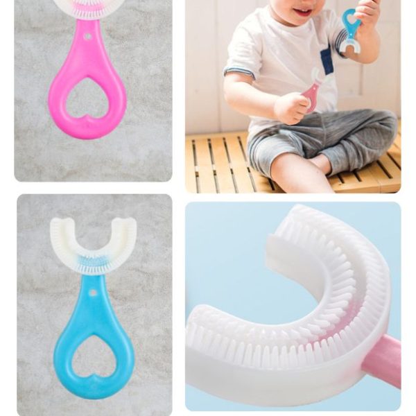 Cepillo 360 Infantil para Niños Corazon 2-6 Años