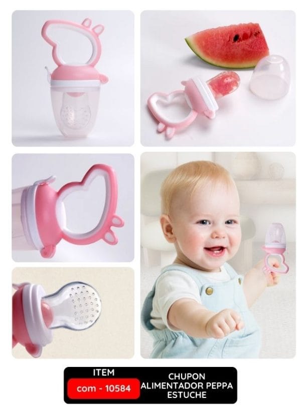 Chupon Alimentador Peppa en estuche