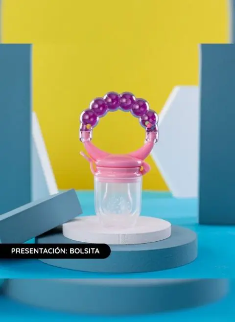 Chupón Alimentador Sonajero Infantil – Presentación en Bolsita - Imagen 3