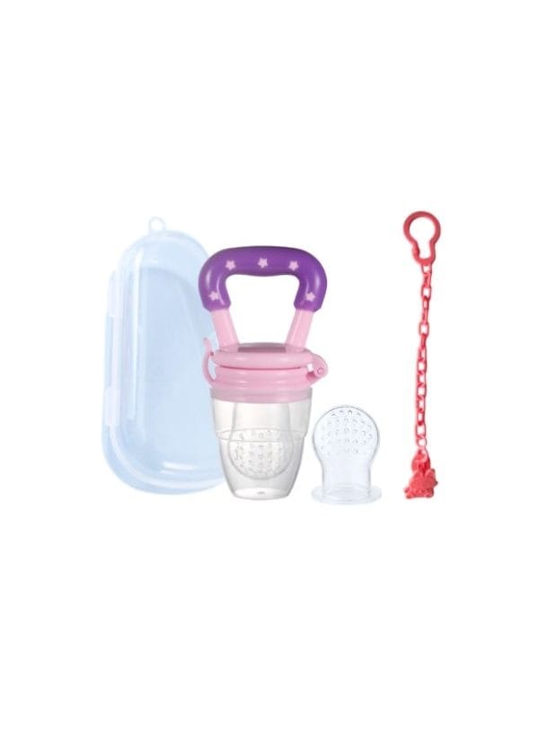 Chupón Alimentador Star para Bebé en Estuche PVC – Con Repuesto y Cadena - Imagen 3