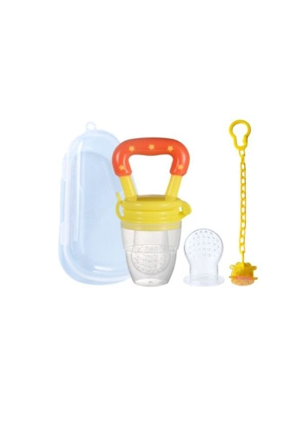 Chupón Alimentador Star para Bebé en Estuche PVC – Con Repuesto y Cadena - Imagen 4