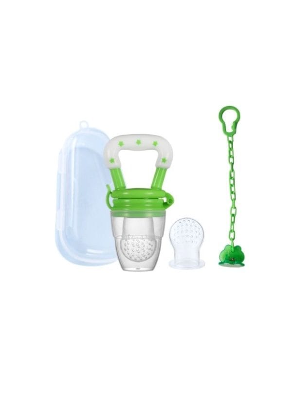 Chupón Alimentador Star para Bebé en Estuche PVC – Con Repuesto y Cadena - Imagen 5