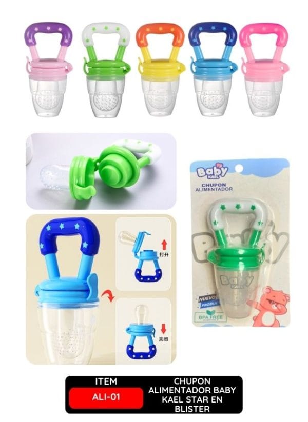 CHUPON ALIMENTADOR BABY KAEL STAR en blister