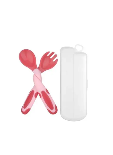 Cuchara y Tenedor Ergonómico Infantil - Imagen 3
