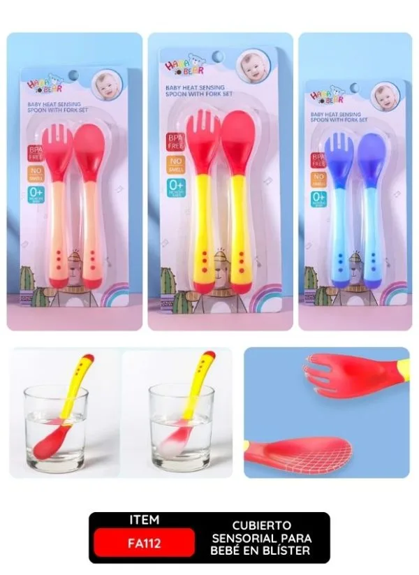 Cubierto Sensorial para Bebé en Blíster