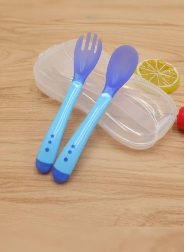 Set de Cubiertos Sensorial Infantil en Taper - Imagen 3