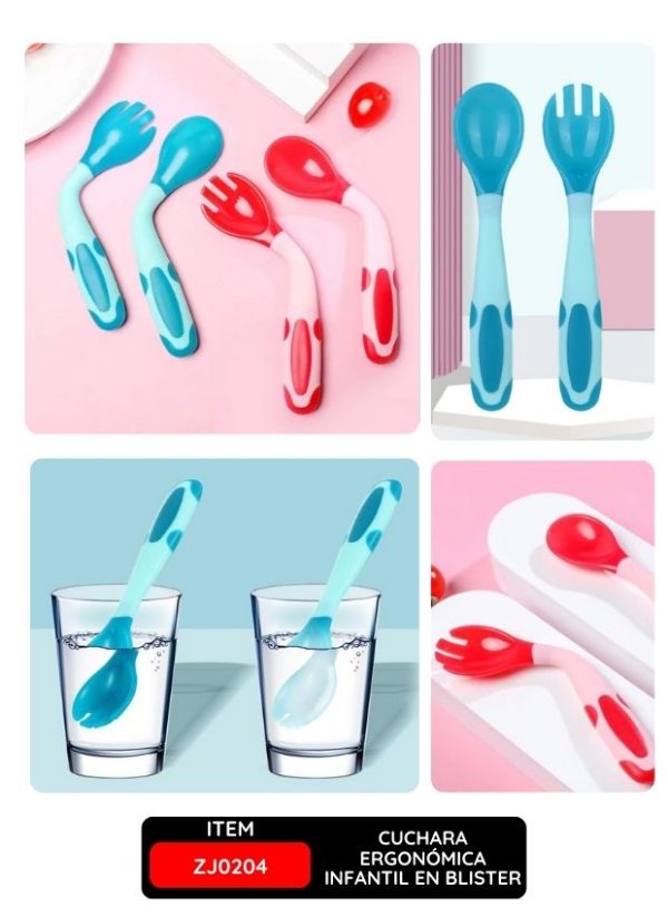 Cuchara Ergonómica Infantil en Blister
