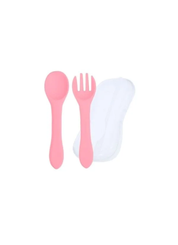 CUCHARA + TENEDOR SILICONA (estuche) - Imagen 6