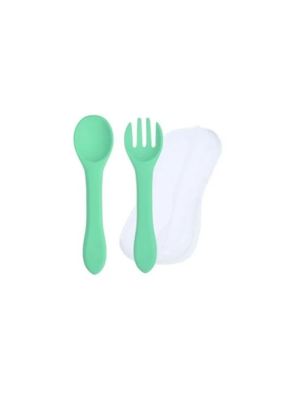 CUCHARA + TENEDOR SILICONA (estuche) - Imagen 7
