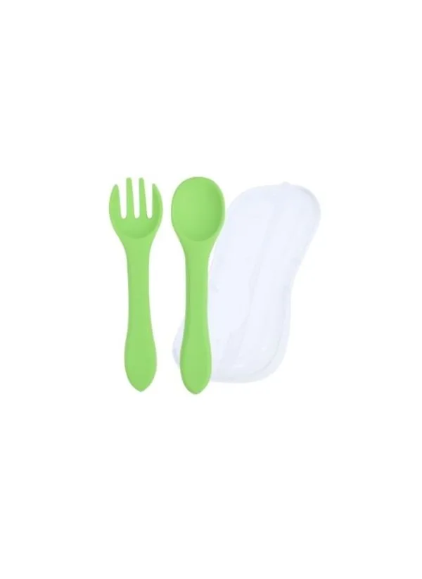 CUCHARA + TENEDOR SILICONA (estuche) - Imagen 8