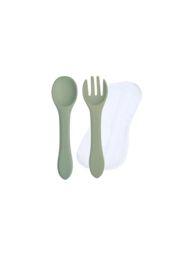 CUCHARA + TENEDOR SILICONA (estuche) - Imagen 9