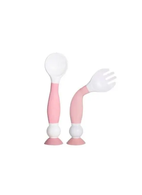 CUCHARA + TENEDOR SILICONA NIK CON VENTOSA - Imagen 2