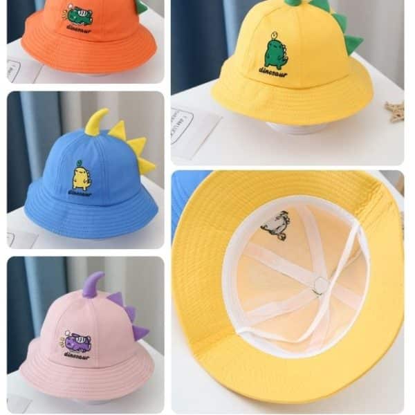 Gorro Infantil con Diseño de Dinosaurio