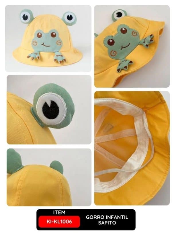 Gorro Infantil Sapito