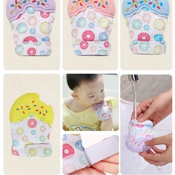 Guante Mordedor Infantil Dona – 4 Colores Disponibles