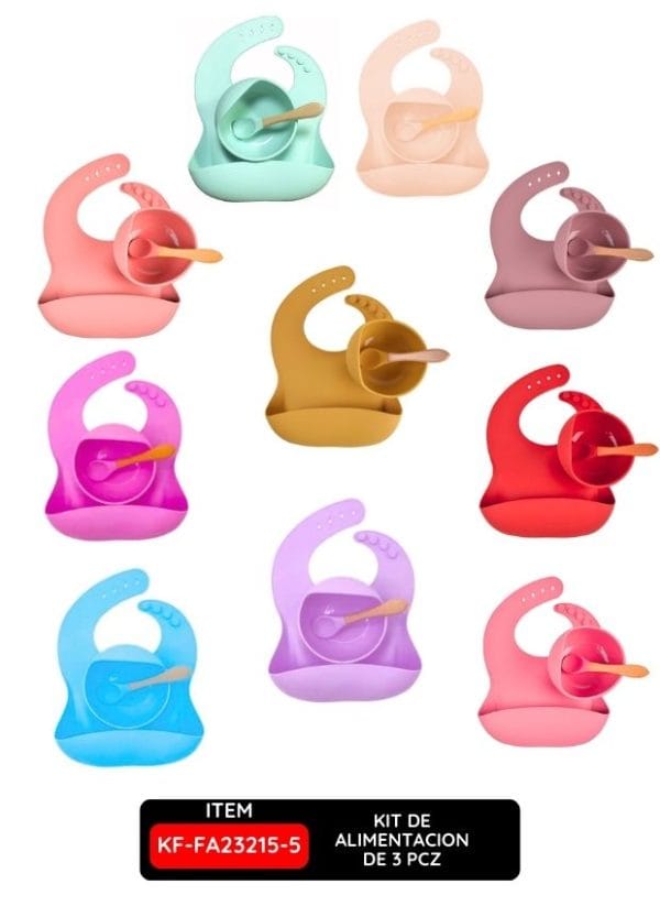 Kit de Alimentación Infantil de 3 Piezas