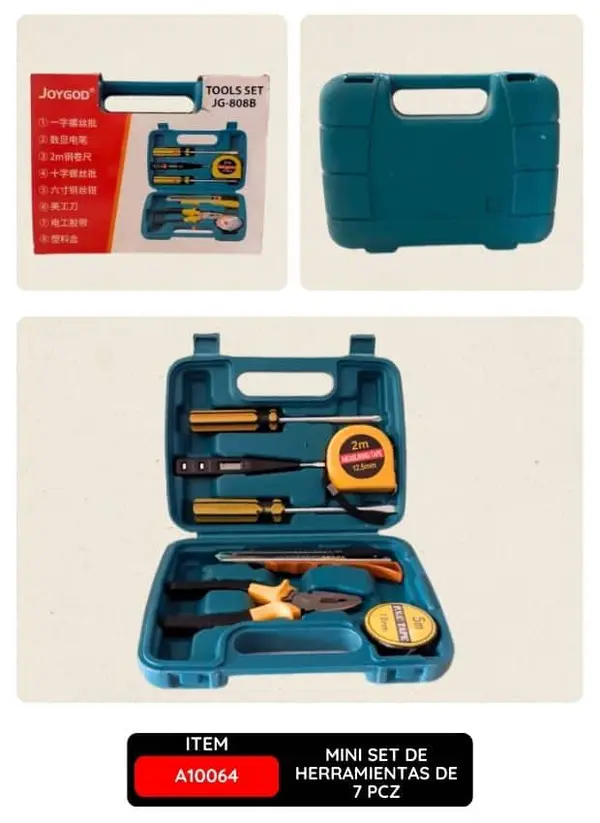 MINI SET DE HERRAMIENTAS DE 7 PCZ