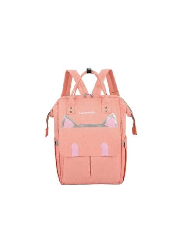 Mochila Pañalera Infantil Gato - Imagen 3