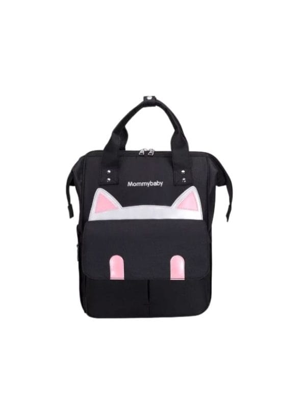 Mochila Pañalera Infantil Gato - Imagen 4