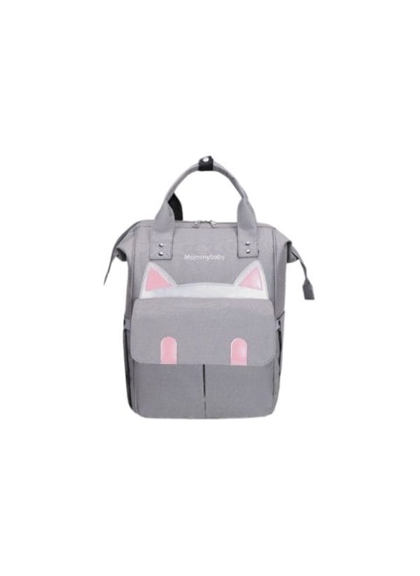 Mochila Pañalera Infantil Gato - Imagen 5