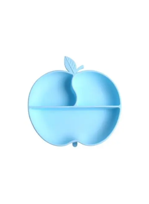 Plato Infantil de Silicona Apple - Imagen 2