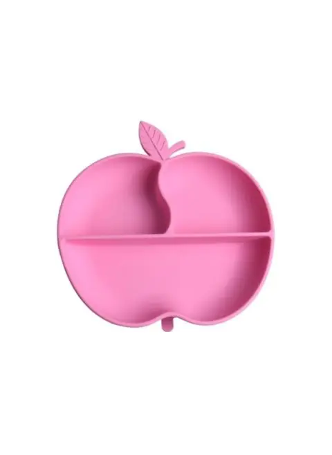 Plato Infantil de Silicona Apple - Imagen 3