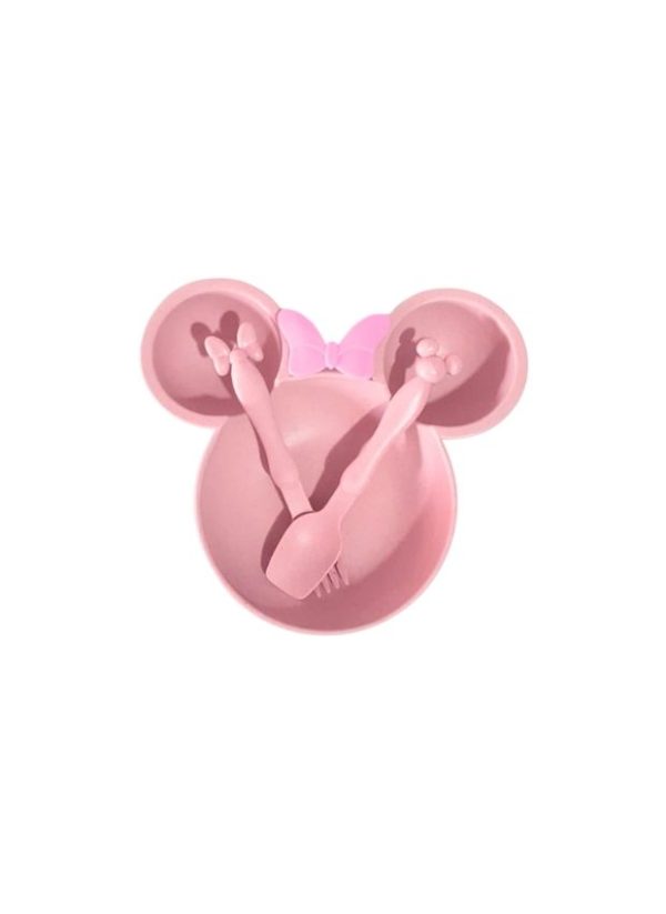 Plato Infantil Mini Mat, Solo Color Rosado, Ideal para Bebé, Diseño Suave y Seguro - Imagen 5