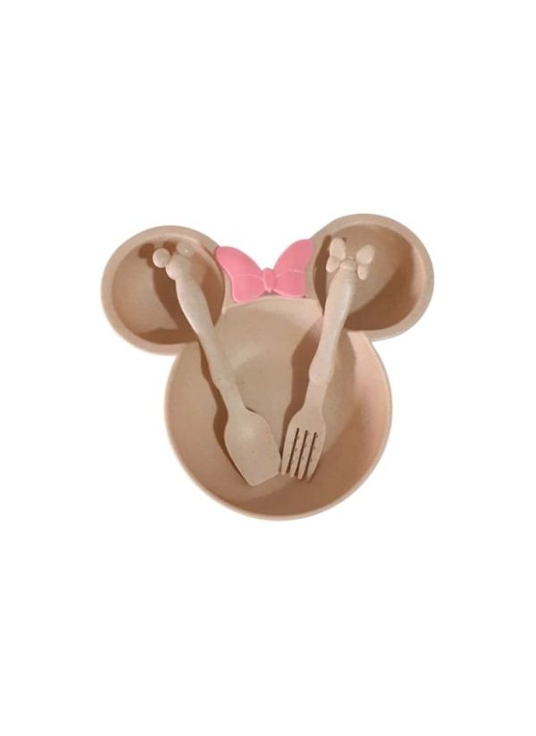 Plato Infantil Mini Mat, Solo Color Rosado, Ideal para Bebé, Diseño Suave y Seguro - Imagen 7