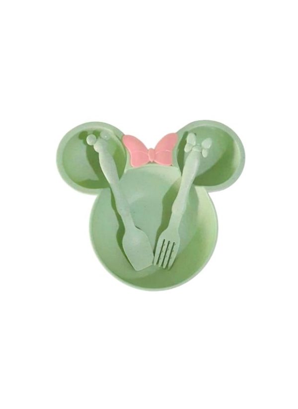 Plato Infantil Mini Mat, Solo Color Rosado, Ideal para Bebé, Diseño Suave y Seguro - Imagen 8