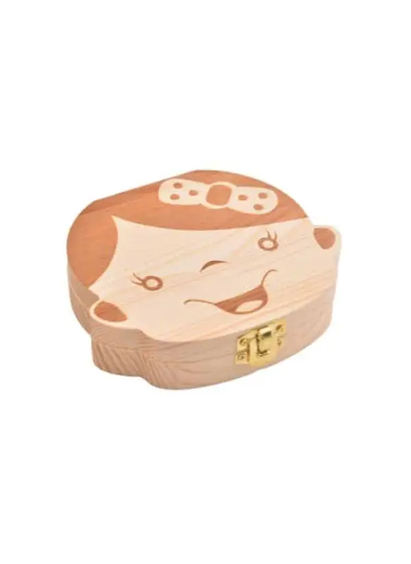 Porta Dientes de Madera Natural - Imagen 3