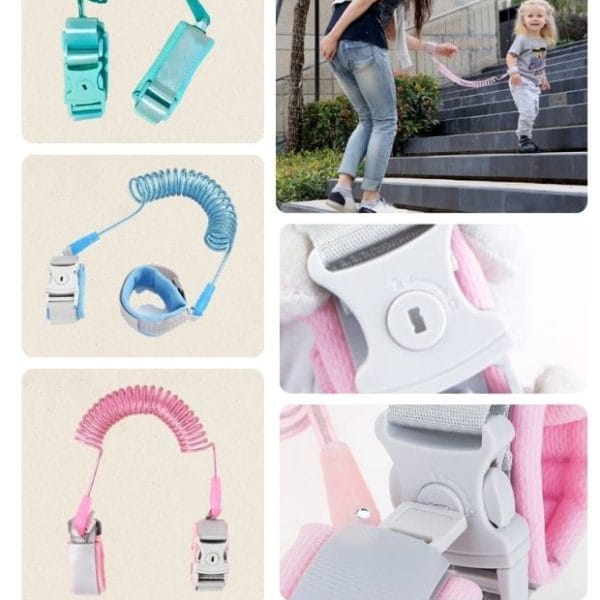 Pulsera Antipérdida Infantil con Cerradura – Colores Variados