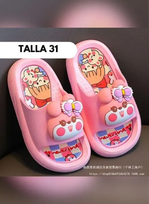 SANDALIA ANIMALITOS CONEJITA ROSADO Talla 22 - 37 - Imagen 11