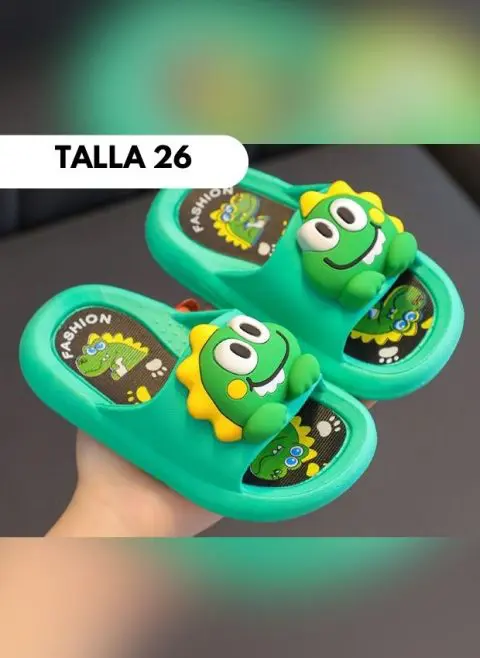 SANDALIA ANIMALITOS DINO VERDE Talla 22 - 37 - Imagen 6