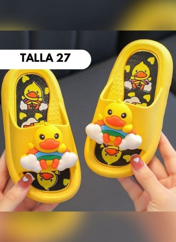 SANDALIA ANIMALITOS PATITO AMARILLO Talla 22 - 37 - Imagen 7