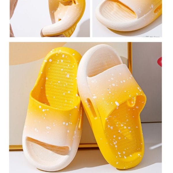 SANDALIA MANCHITAS AMARILLO TALLA 20 - 41