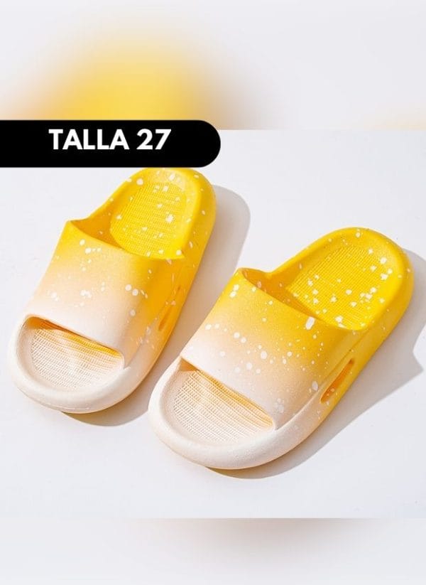 SANDALIA MANCHITAS AMARILLO TALLA 20 - 41 - Imagen 9