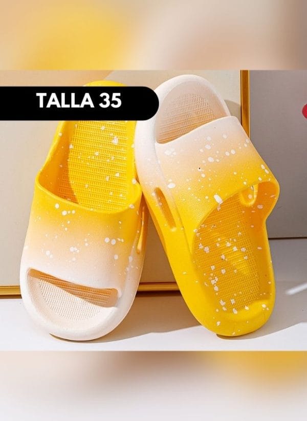SANDALIA MANCHITAS AMARILLO TALLA 20 - 41 - Imagen 17