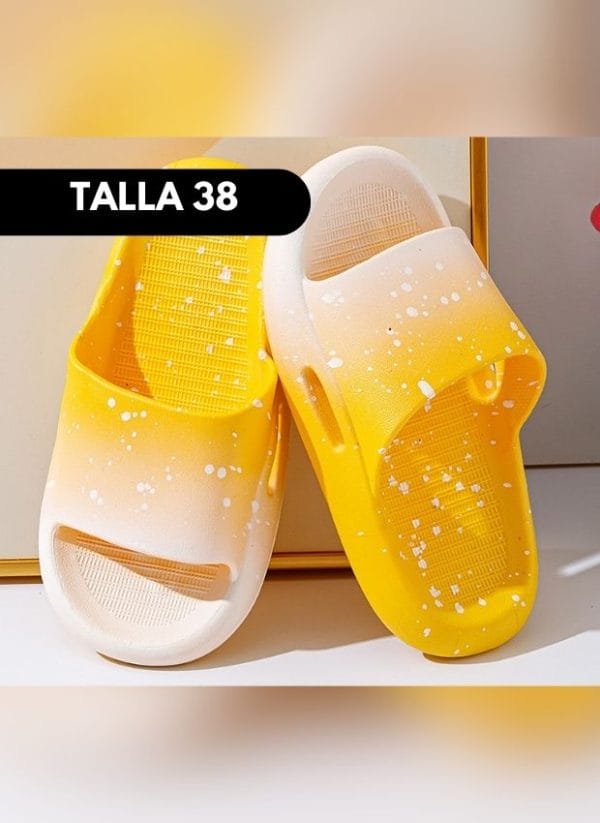 SANDALIA MANCHITAS AMARILLO TALLA 20 - 41 - Imagen 20