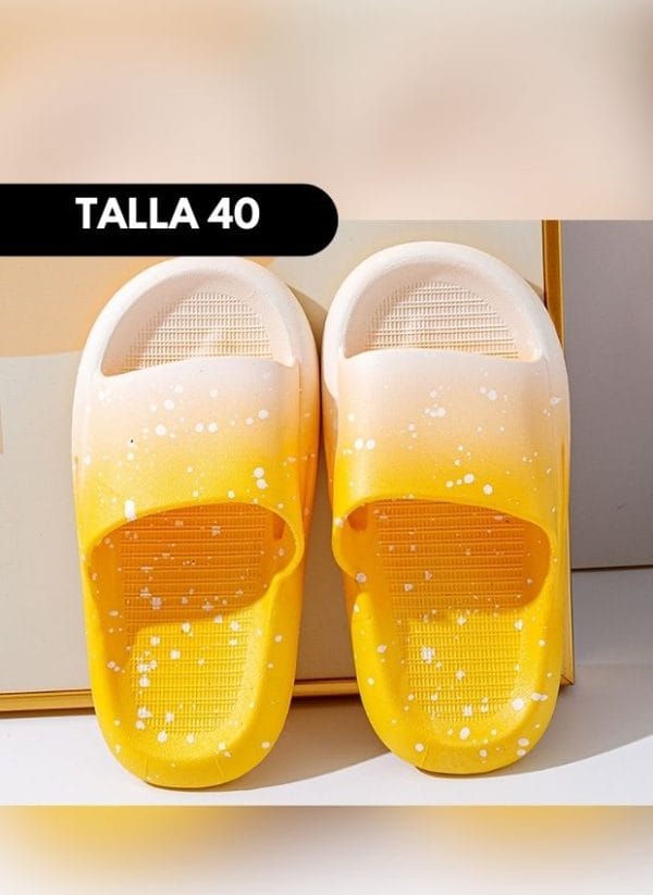 SANDALIA MANCHITAS AMARILLO TALLA 20 - 41 - Imagen 22