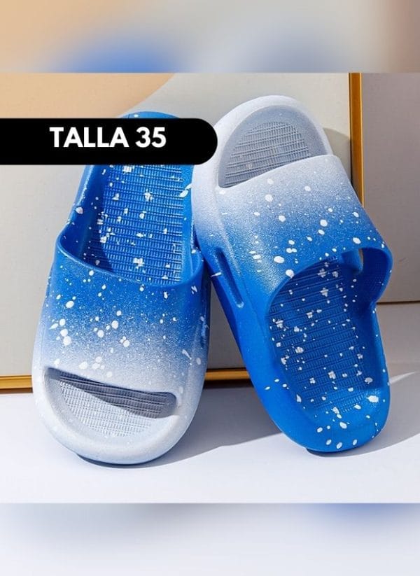 SANDALIA MANCHITAS AZUL TALLA 20 - 41 - Imagen 17