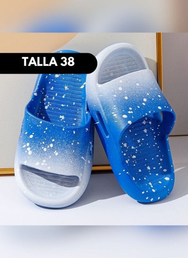 SANDALIA MANCHITAS AZUL TALLA 20 - 41 - Imagen 20