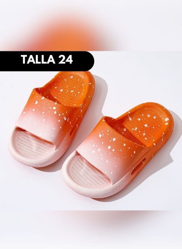 SANDALIA MANCHITAS NARANJA TALLA 20 - 41 - Imagen 6