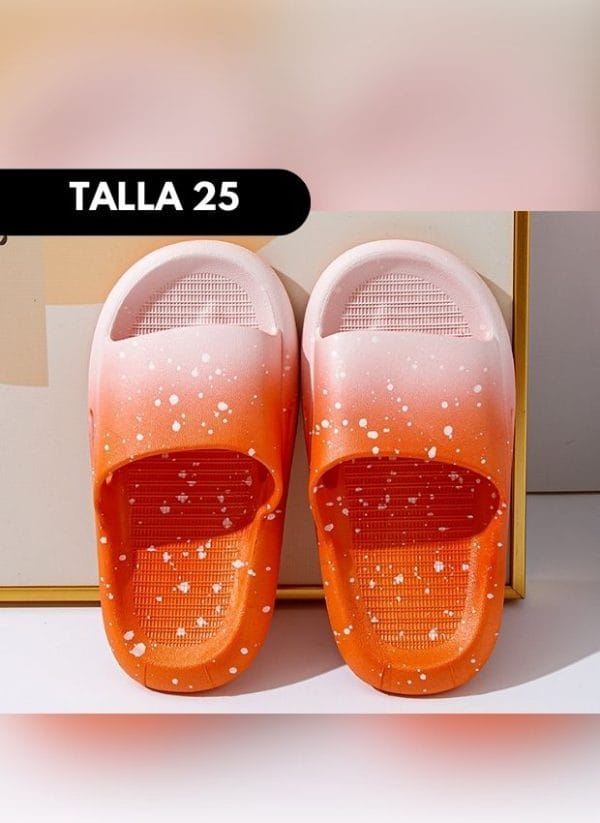 SANDALIA MANCHITAS NARANJA TALLA 20 - 41 - Imagen 7